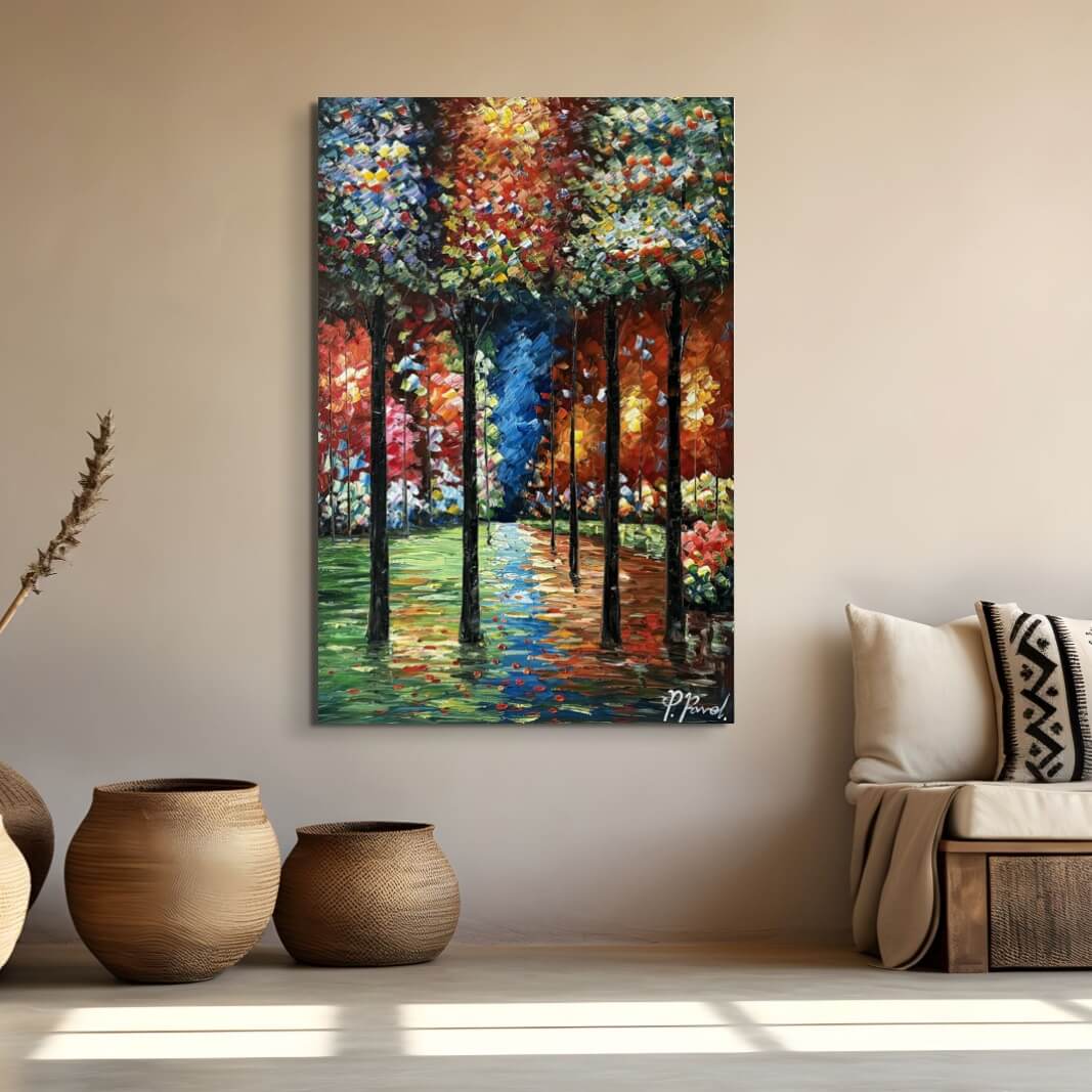 abstrakte tavlor (12) Målningar | Tavlor | Handmålad | Stor | Abstrakt