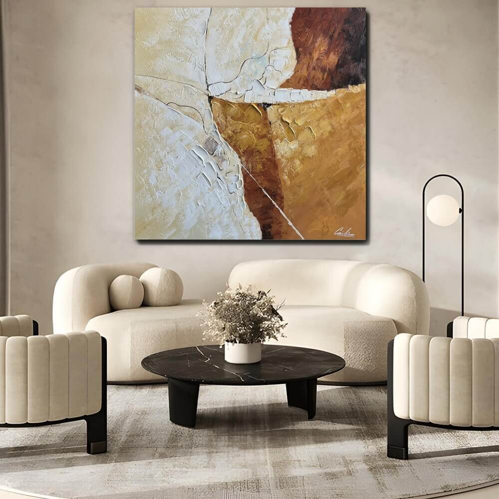 tavlor 90x90 (26) Målningar | Tavlor | Handmålad | Stor | Abstrakt